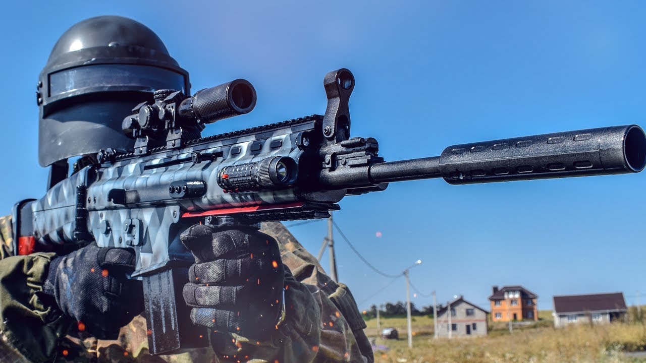 SCAR-L TRIFECTA FROM PUBG HOW TO MAKE IN REAL LIFE DIY