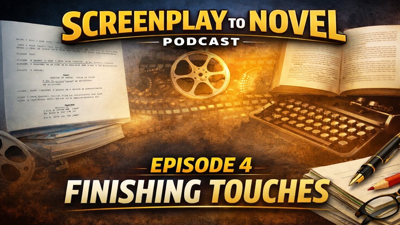 The Screenplay to Novel Podcast Episode 4: Finishing Touches