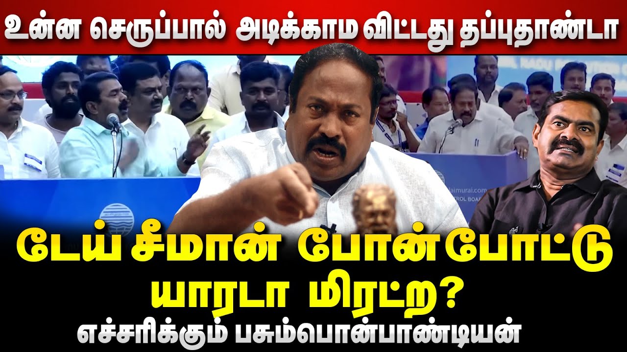 நீ நினைக்கிற ஆள் நான் இல்ல | karunanithi pen issue | seeman vs pasumpon pandian |shats video