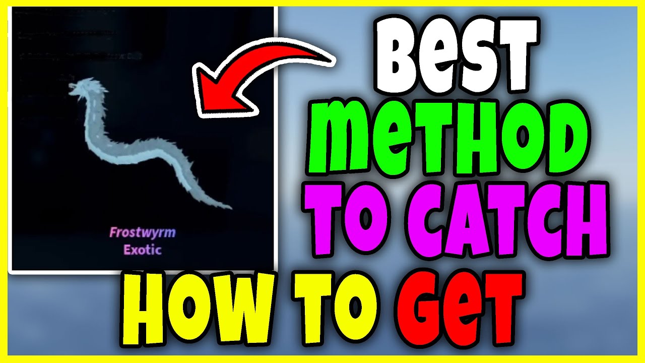How to CATCH FROSTWYRM in FISCH - BEST METHOD to CATCH EXOTIC BOREAL PINES FISH Roblox