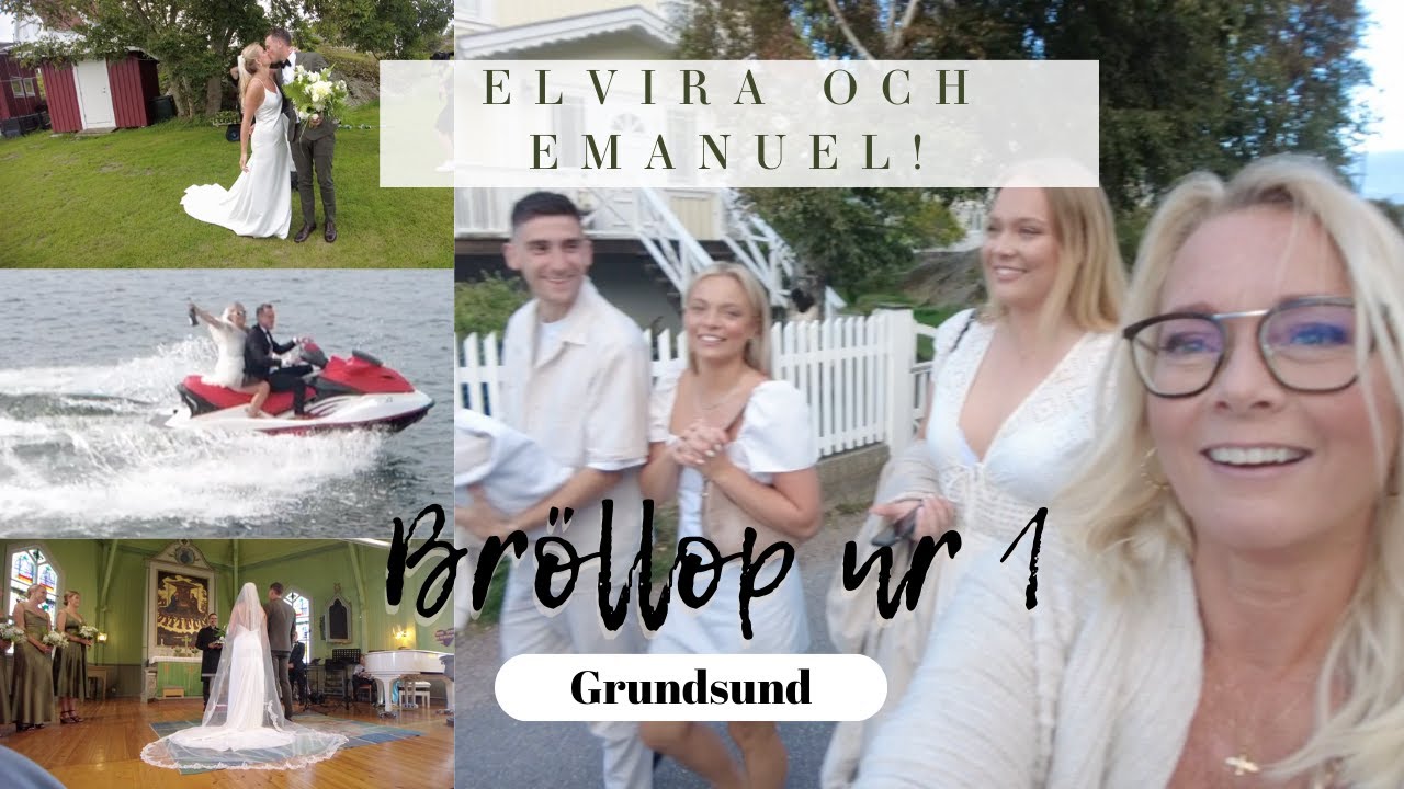 Med husbilen på Bröllop! Vilken överaskning! Skulle vädret hålla i sig?