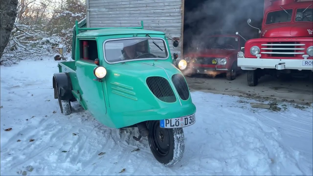 Tempo E200 im Schnee