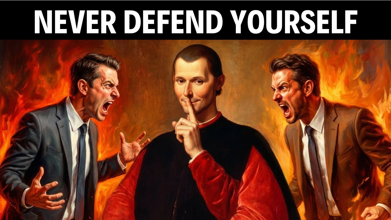NEVER Defend Yourself :  Machiavelli’s Trick to Flip the Power Instantly