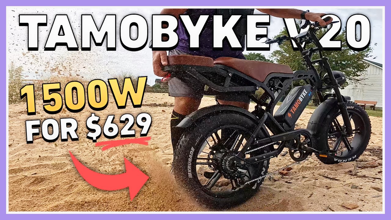 The TAMOBYKE V20...Better Than Ever with 1,500 Watts and Hydraulic Brakes for ONLY $629!