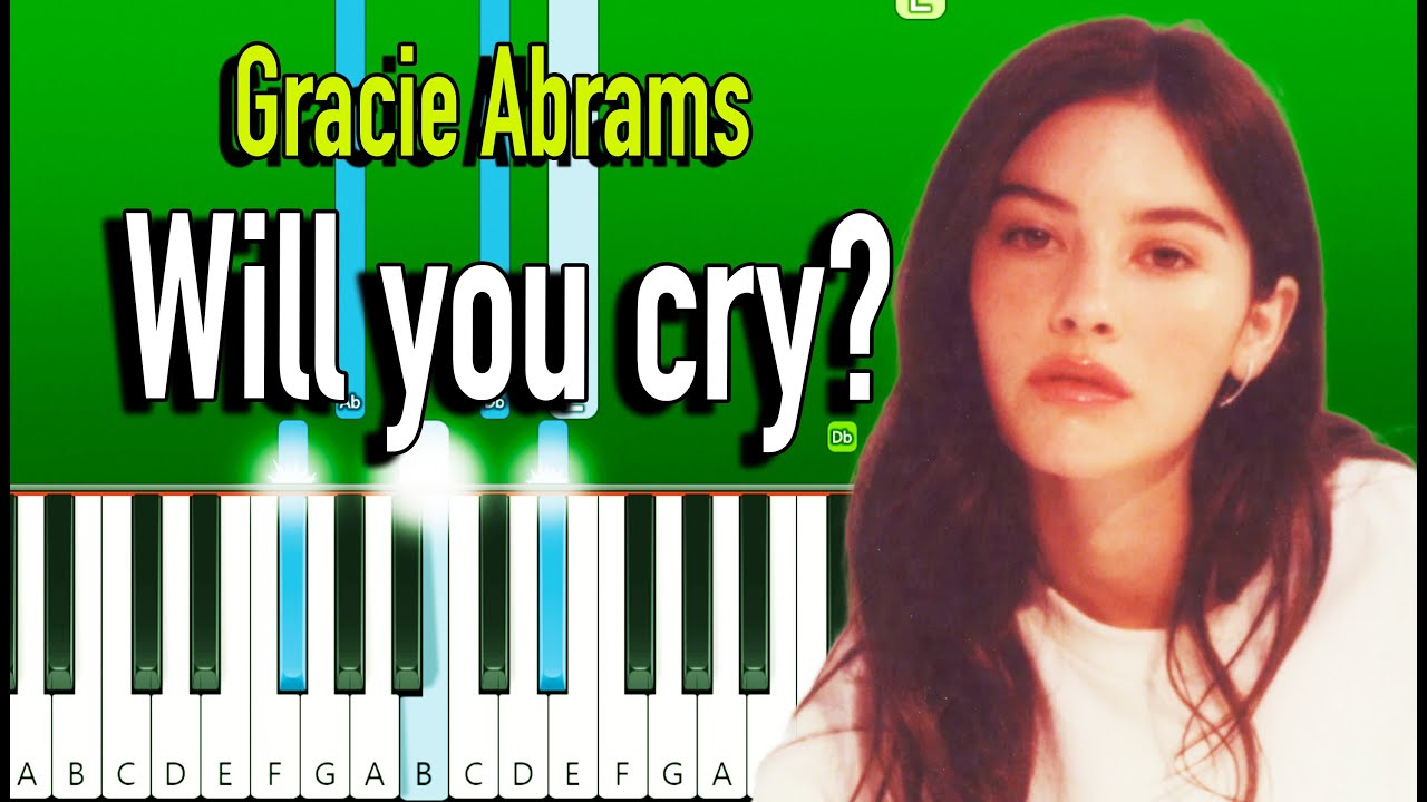 Gracie Abrams - Will you cry? (Piano Tutorial)