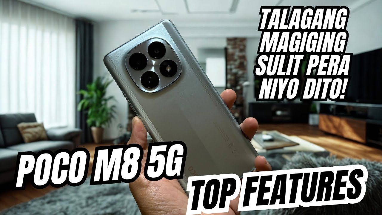 POCO M8 5G TOP FEATURES: BELOW 10K PESOS TAPOS SOLIOD SPECS PARA SA 5G PHONE!