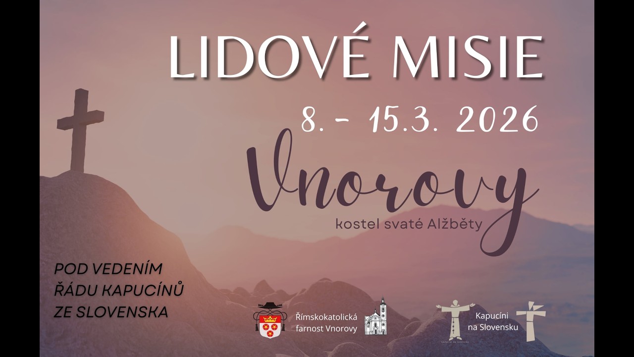 Lidové misie - páteční mše svatá s kázáním na téma Duch Svatý