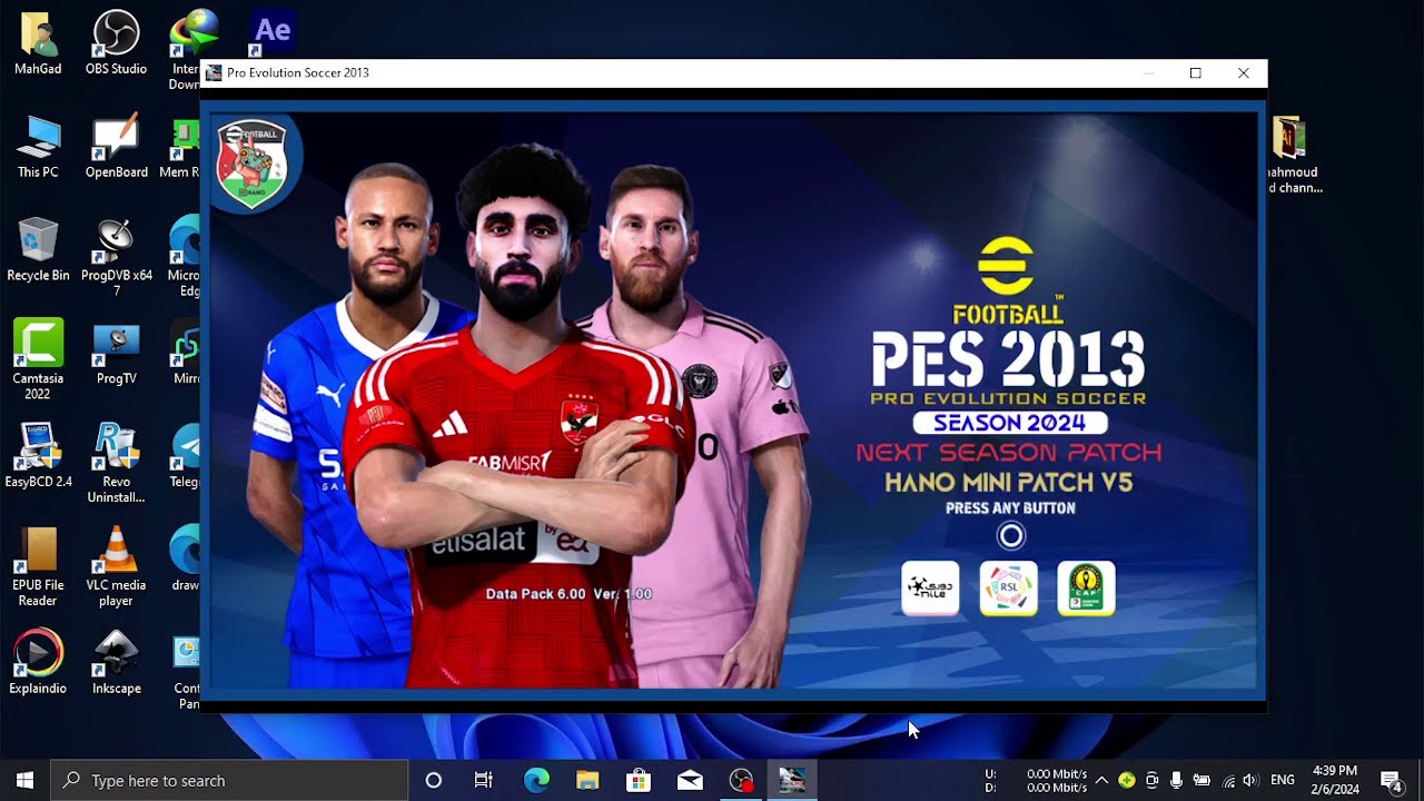 Pes 2013 patch 2024 Hano mini patch v5