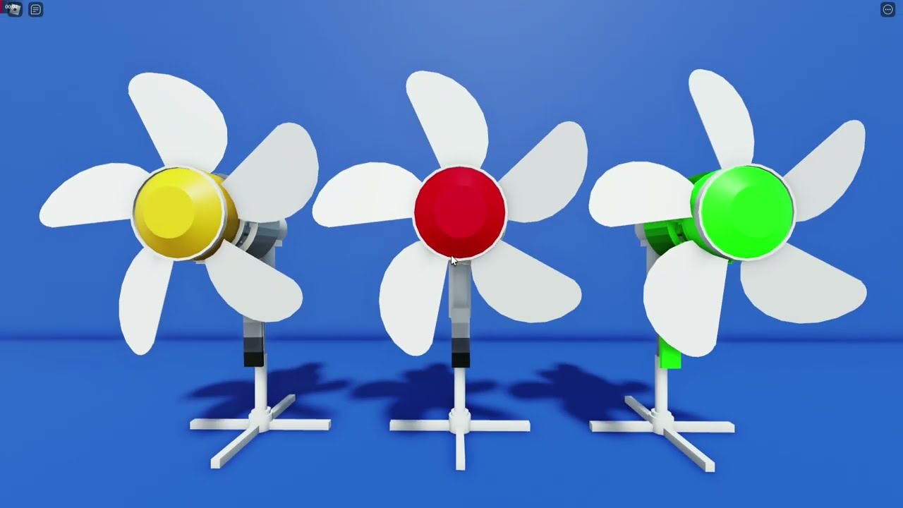 Super Rare Wobbly Fan Toys - Kipas Angin Mainan Lucu, Baling baling