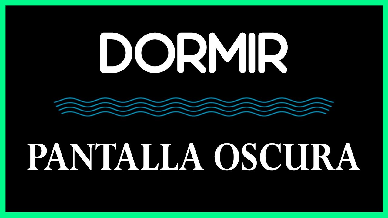 M&uacute;sica para Dormir Profundamente 🌙 Pantalla Oscura 🌟 Pantalla Negra para Dormir y Relajarse