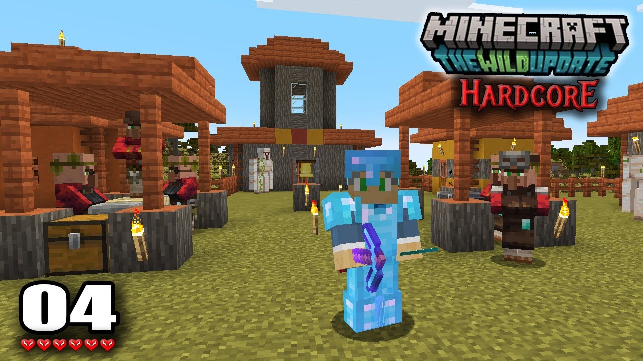 The Safest Way To Get Diamond Armor, Tools, and Weapons in Minecraft Hardcore - Ep04
