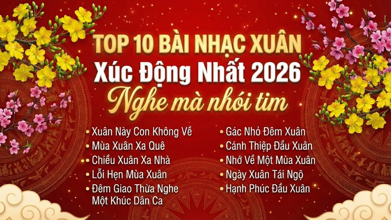 TOP 10 BÀI NHẠC XUÂN XÚC ĐỘNG 2026 | Xuân Xa Quê – Nghe Mà Nhói Tim