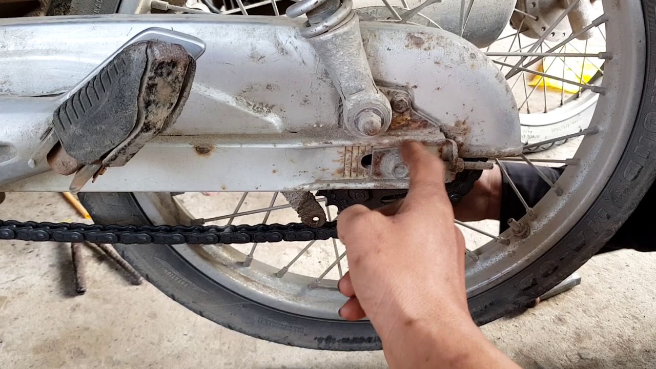 cách tăng dây sên xe máy // cho những ai chưa biết