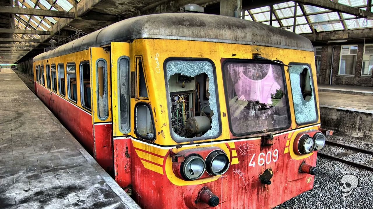 Xe lửa động cơ hơi nước bị bỏ hoang P2 (The train was abandoned. Steam engine trains are abandoned)