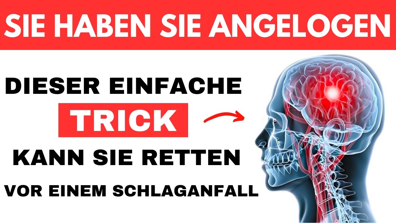 6 Warnsignale f&uuml;r Schlaganfall, die JEDER &uuml;ber 50 kennen MUSS!