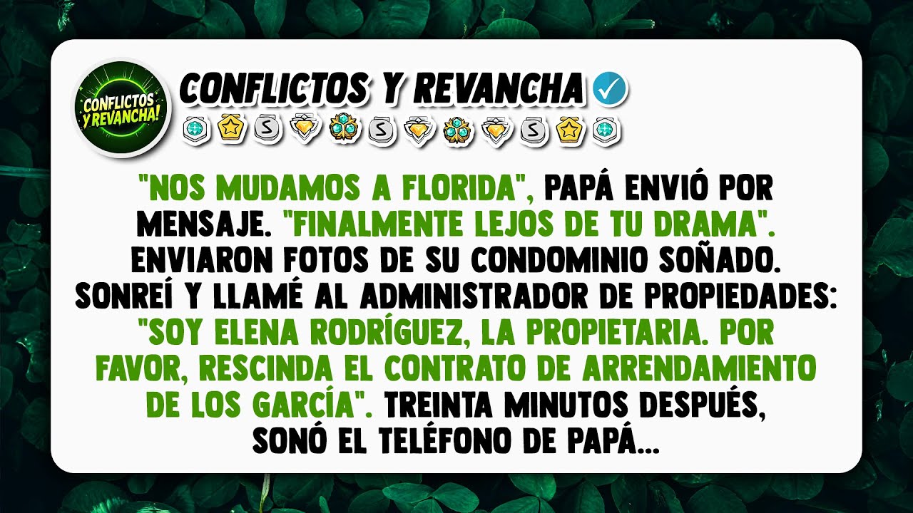 Papá me Envió un Mensaje: 'Nos Mudamos a Florida Sin Ti' — Sin Saber que Yo Compré su Condominio...