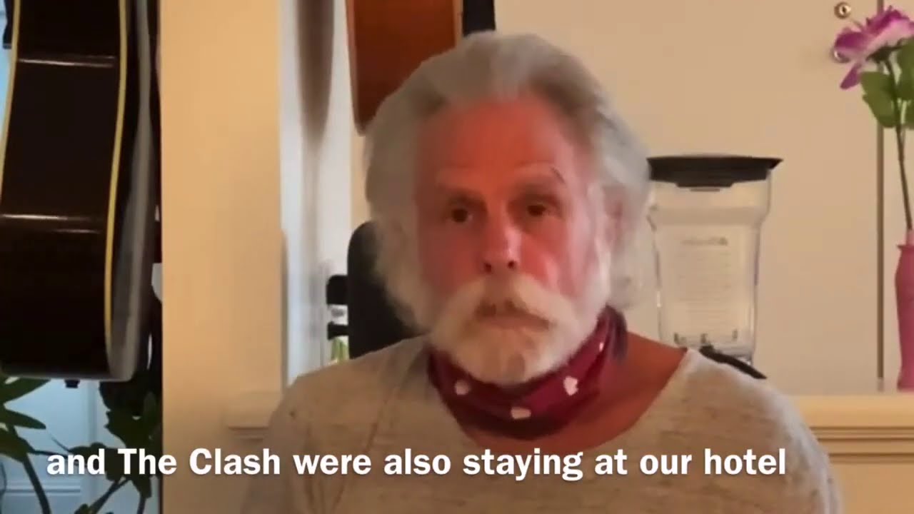 Bob Weir on meeting Joe Strummer. 21/8/20 (with subtitles)