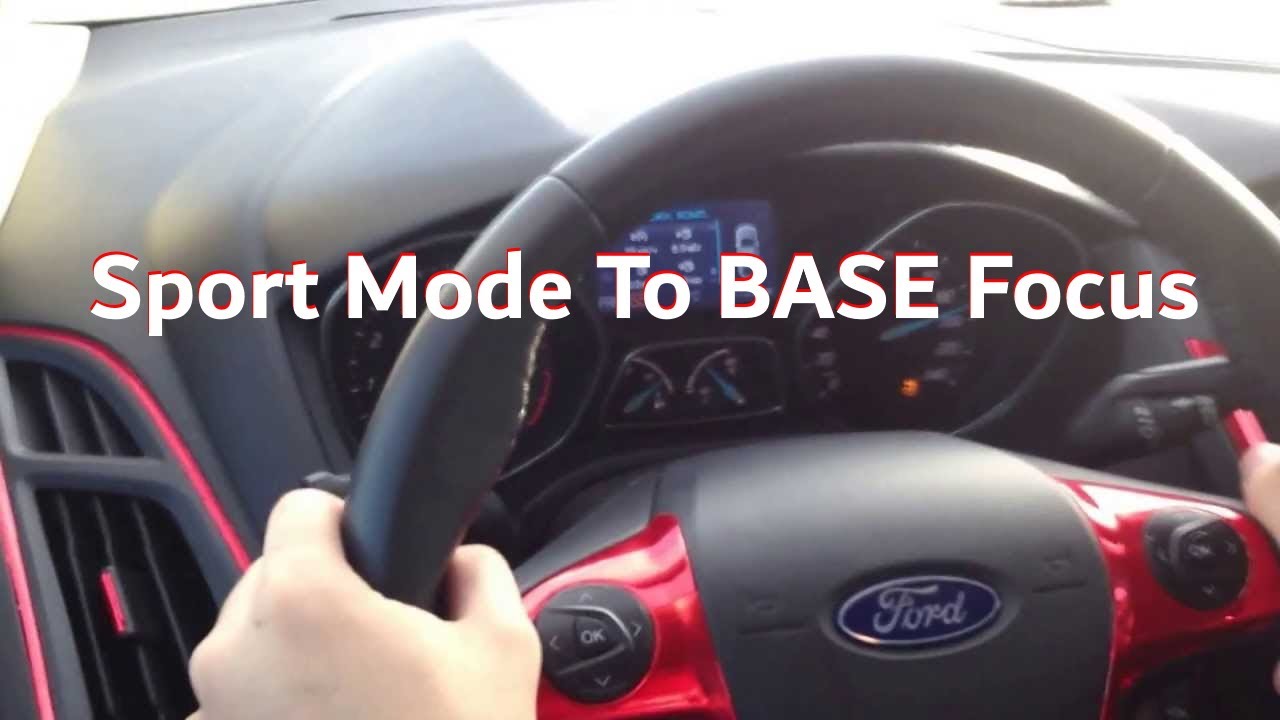 How to Add Sport Mode to BASE Ford Focus Paddle Shifter Steering Wheel