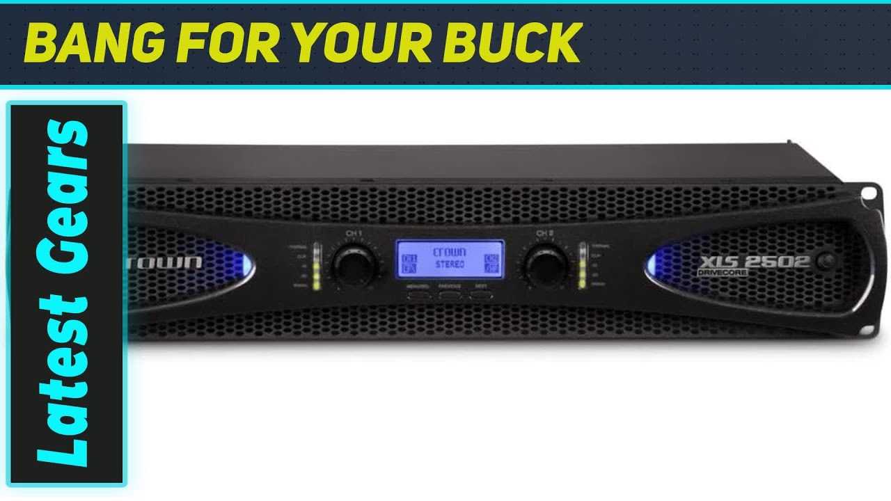 Crown XLS 2502: Serious Power for Your Setup
