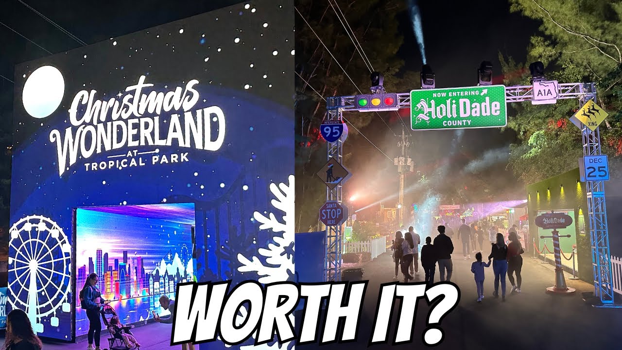 Visiting The NEW Christmas Wonderland at Tropical Park!
