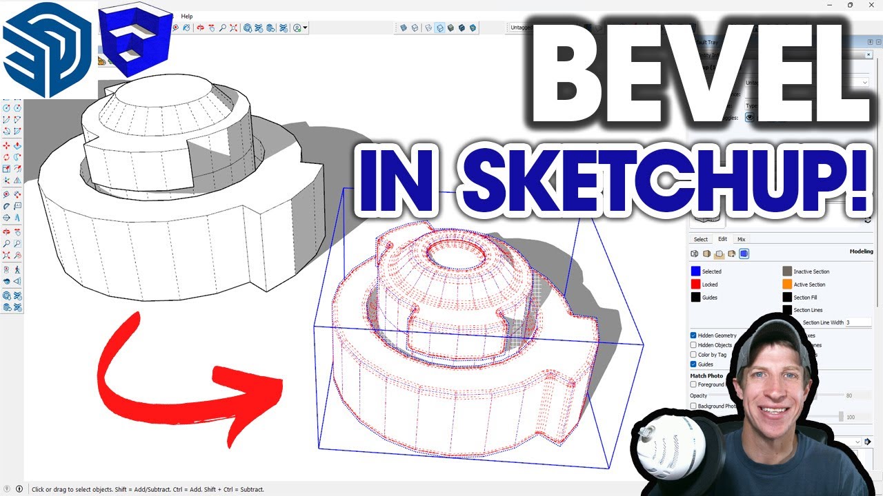 ЛУЧШЕЕ расширение Bevel для SketchUp?