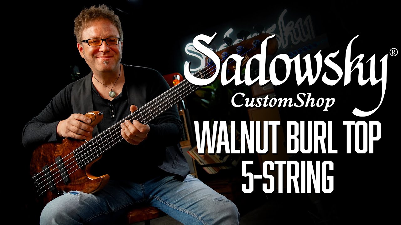 Sadowsky CustomShop | 21-Fret Standard J-Bass w. Soapbar Pickups | Demo w. Lars Lehmann #sadowsky