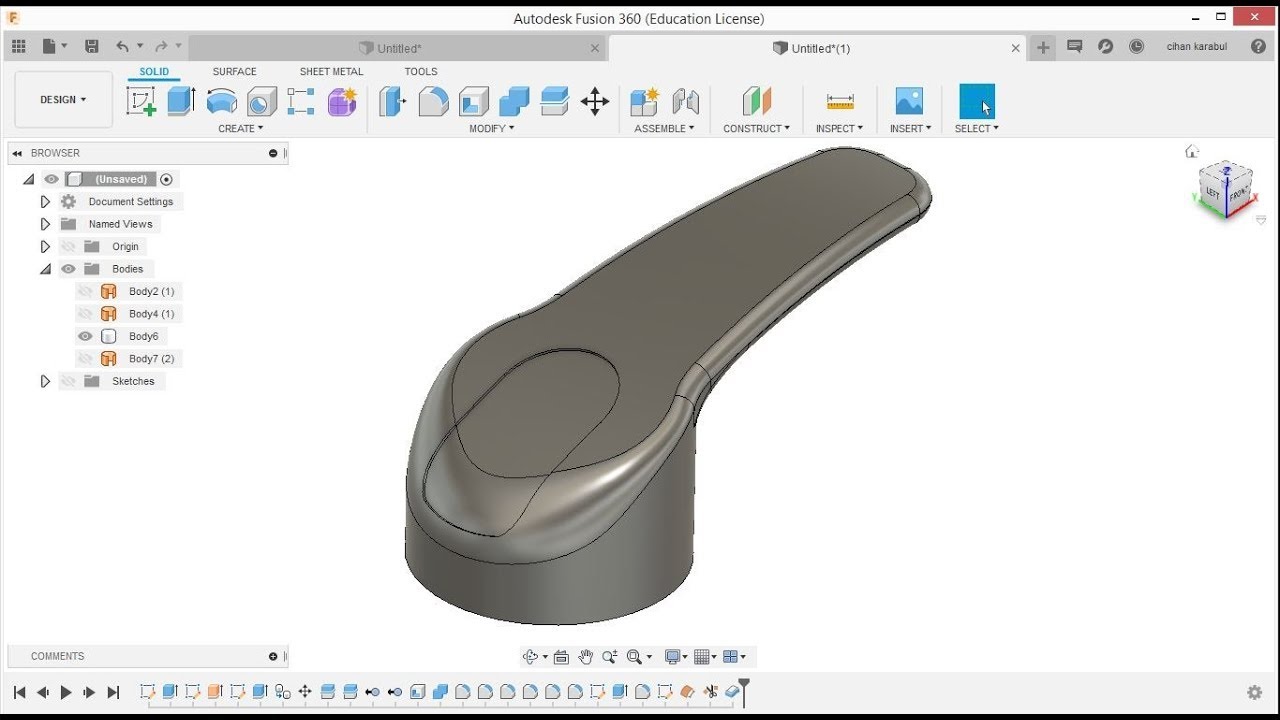 Fusion360 Handle