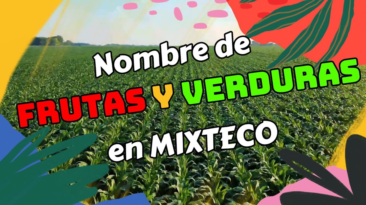 Nombres de Frutas y Verduras en Mixteco - Lengua de la lluvia - Ñuu isabi