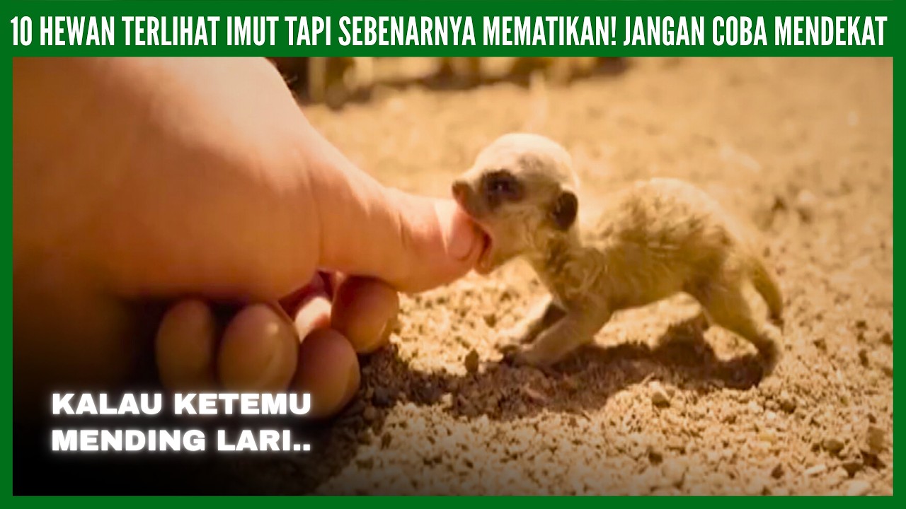 10 Hewan Terlihat Imut Tapi Sebenarnya Mematikan! Jangan Coba Mendekat