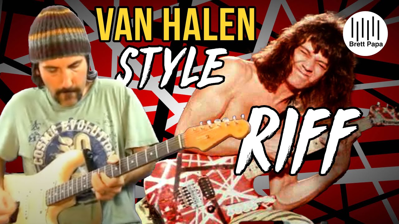 Van Halen Style Guitar  Lesson - Unchained Inspired Riff