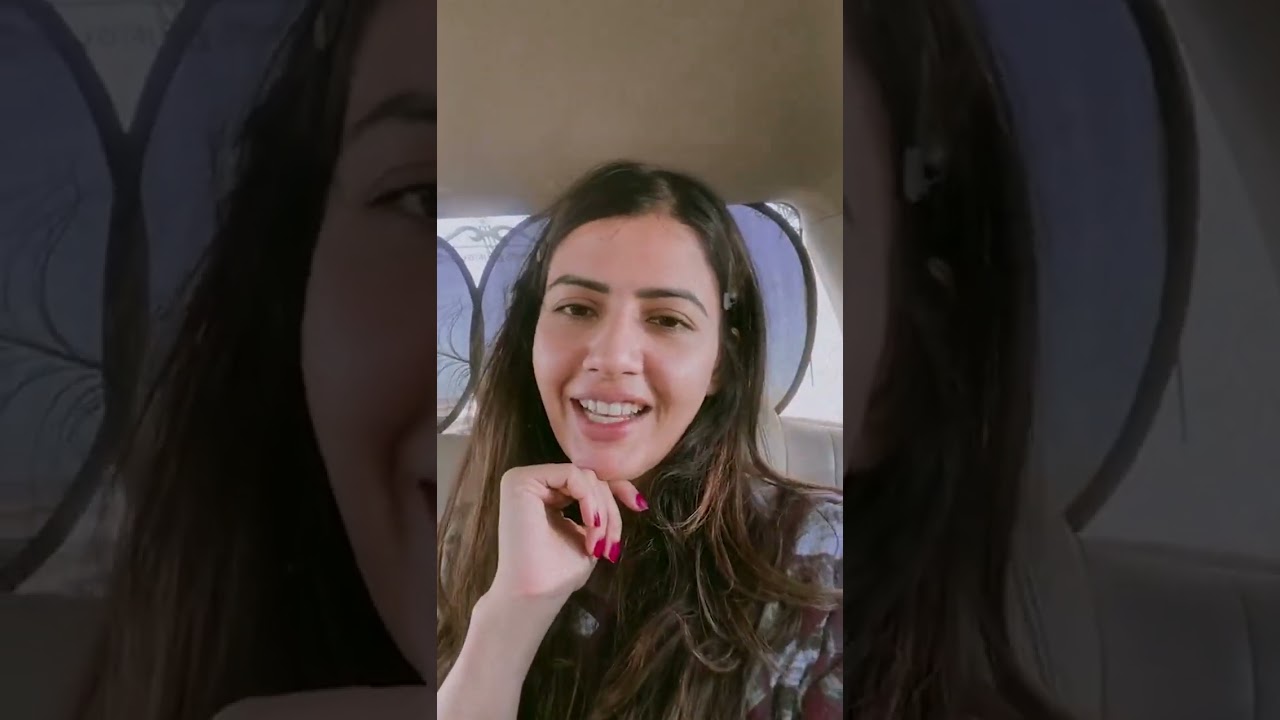 smriti kalra cute insta live in the car #cute #instagram #live