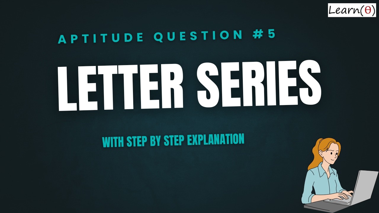 Letter Series (Reasoning) | Tricky Question Explained | Q#5