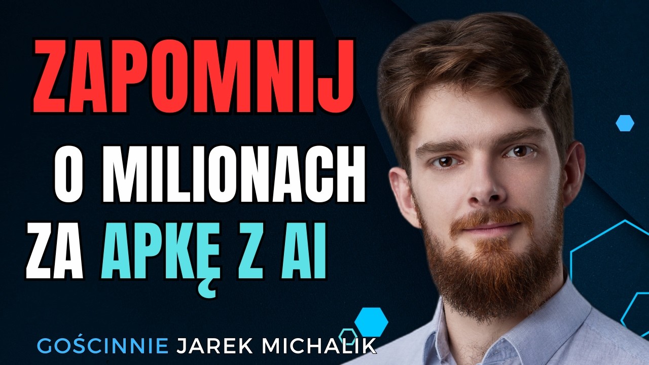 Prawda o aplikacjach z Ai i vibe kodingu - okiem developera. Gośc. Jarek Michalik