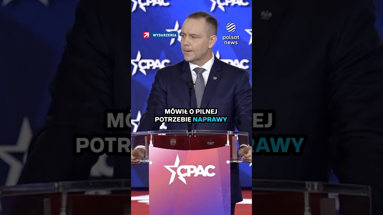 Nawrocki na konferencji konserwatyst&oacute;w w USA. Zebrał oklaski