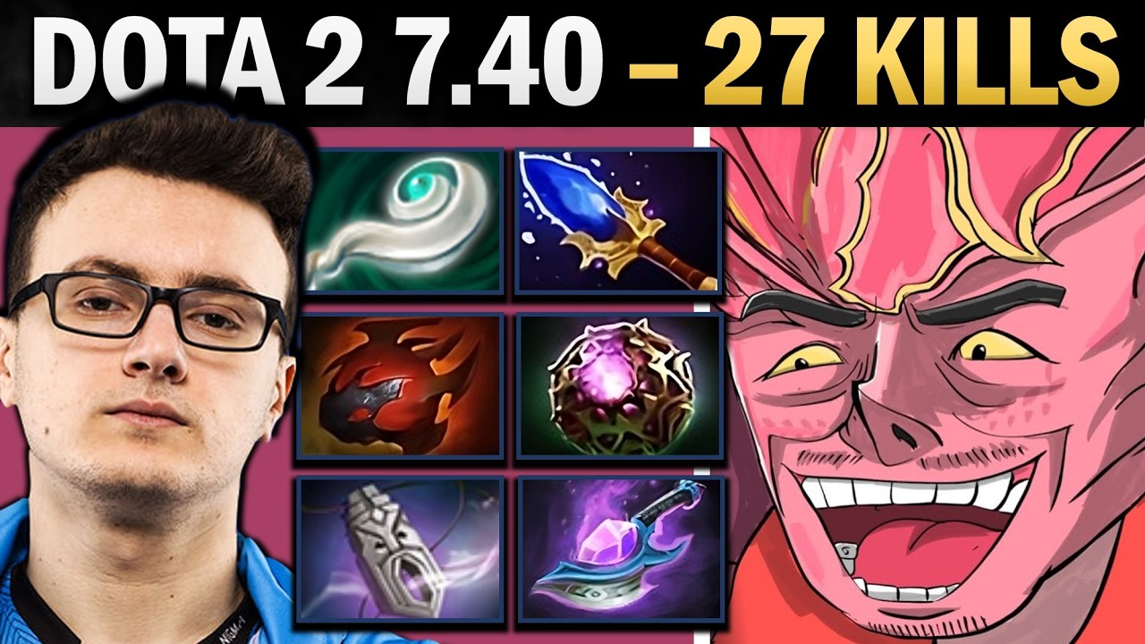 Dark Willow Pro Mid with 27 Kills - Dota Gameplay
