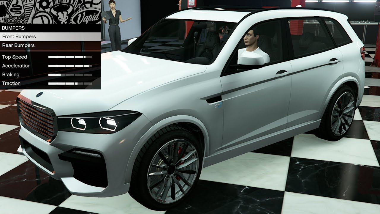 GTA 5 - Past DLC Vehicle Customization - Ubermacht Rebla GTS (BMW X5)