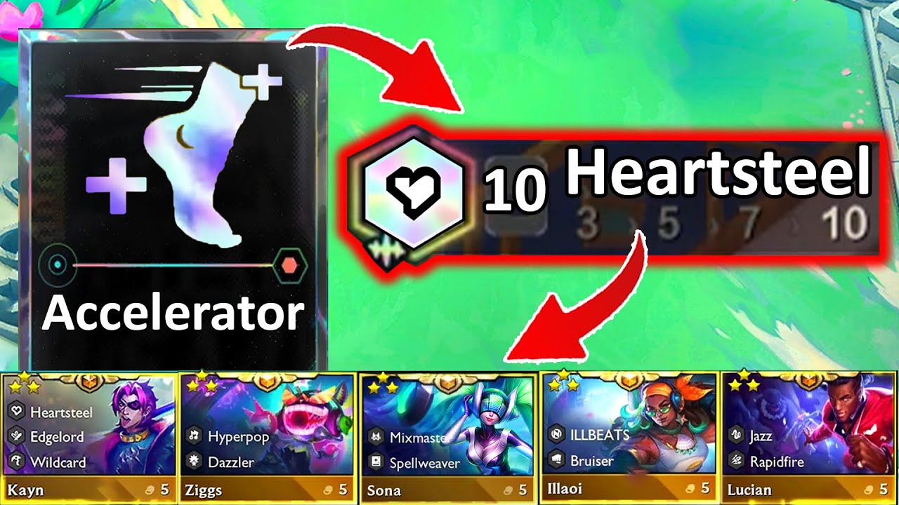 Accelerator = Free x10 Heartsteel !??