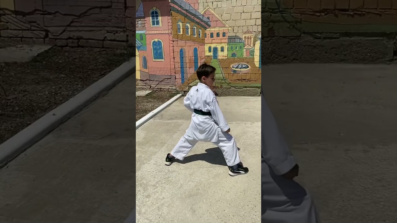 Хейан шодан. Heian shodan #сётокан #каратэ #ката