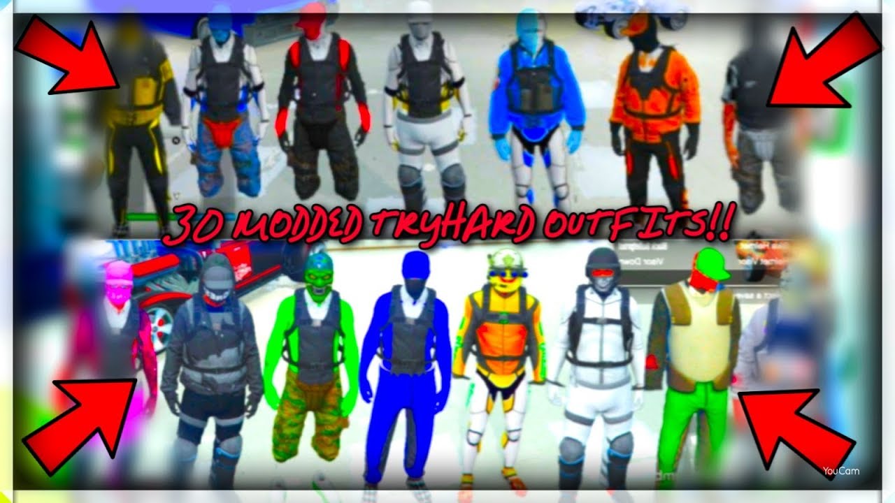 GTA 5 - *Top 30 Insane MODDED Outfits!* SOLO + EASY (BEST Male MODDED Transfer Glitch Outfits)  1.50