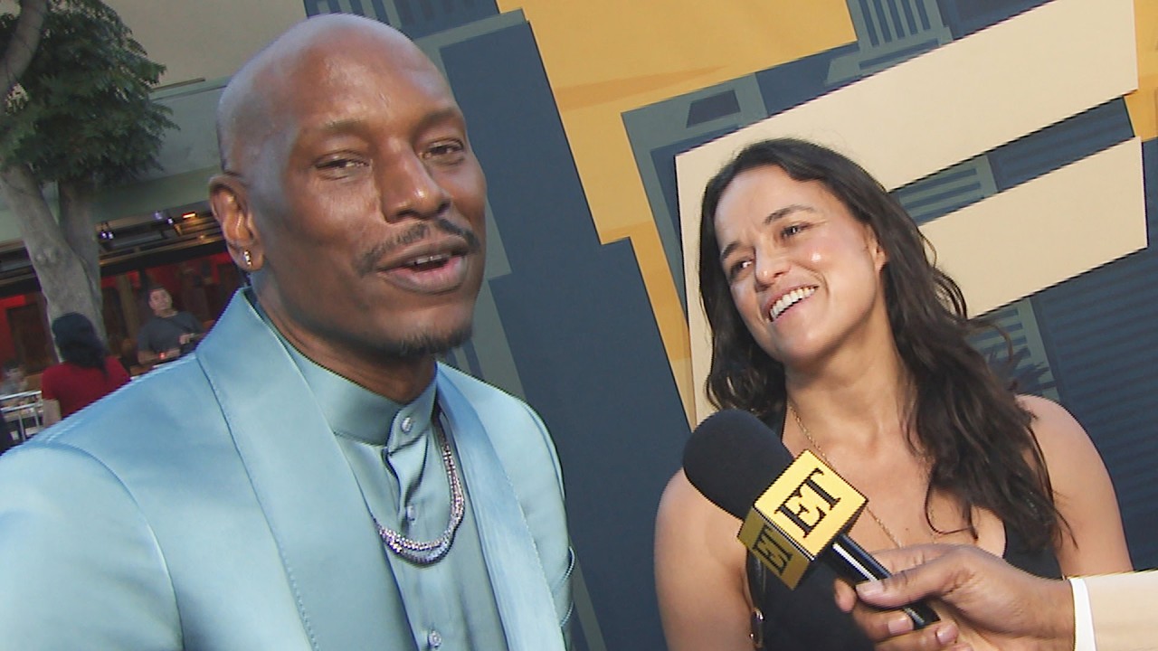 Michelle Rodriguez CRASHES Tyrese Gibson's Interview as 'Fast' Cast REUNITES (Exclusive)