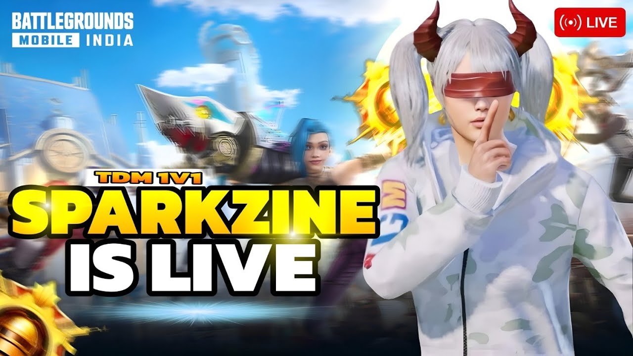 🔥 CREZY FIGHT TDM ROOMS ! SparkZineLive ⏯️ #bgmi #pubgmobile #live #streamer #foryou