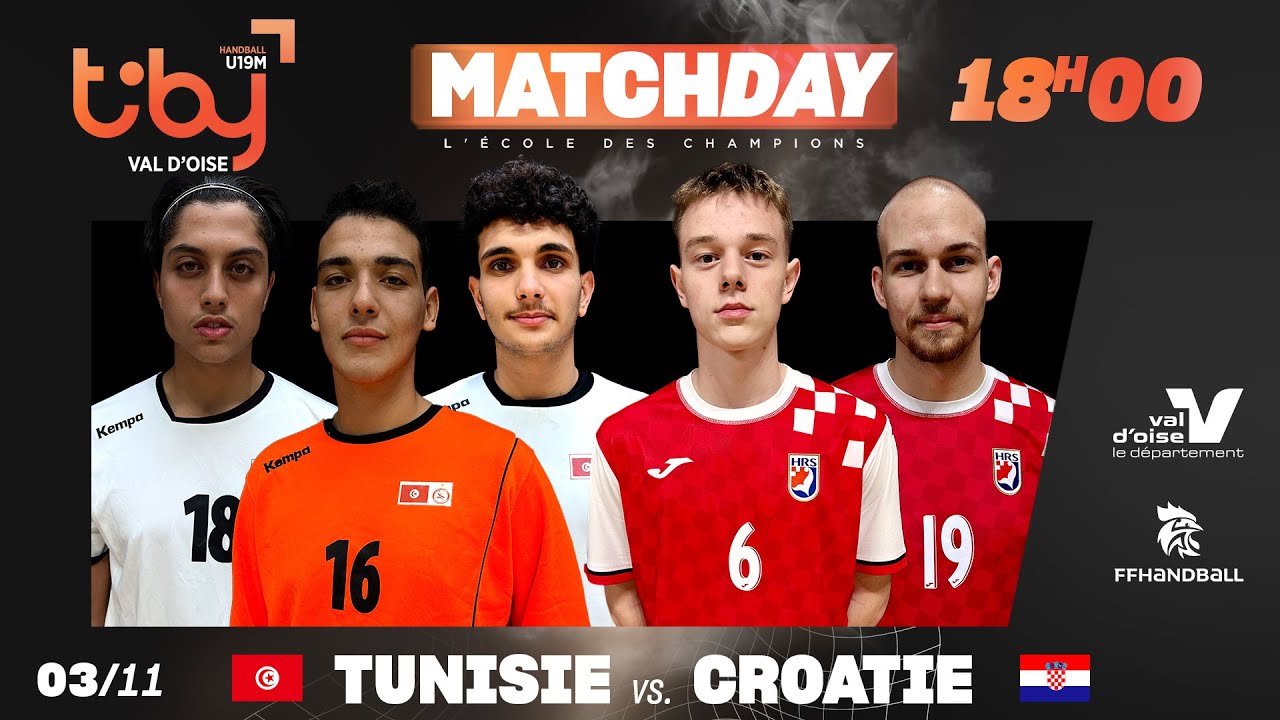 M3 I Tunisie - Croatia I TIBY Handball 2023