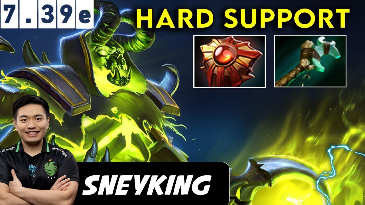 Sneyking Pugna Hard Support - Dota 2 Patch 7.39e Pro Player Full Gameplay