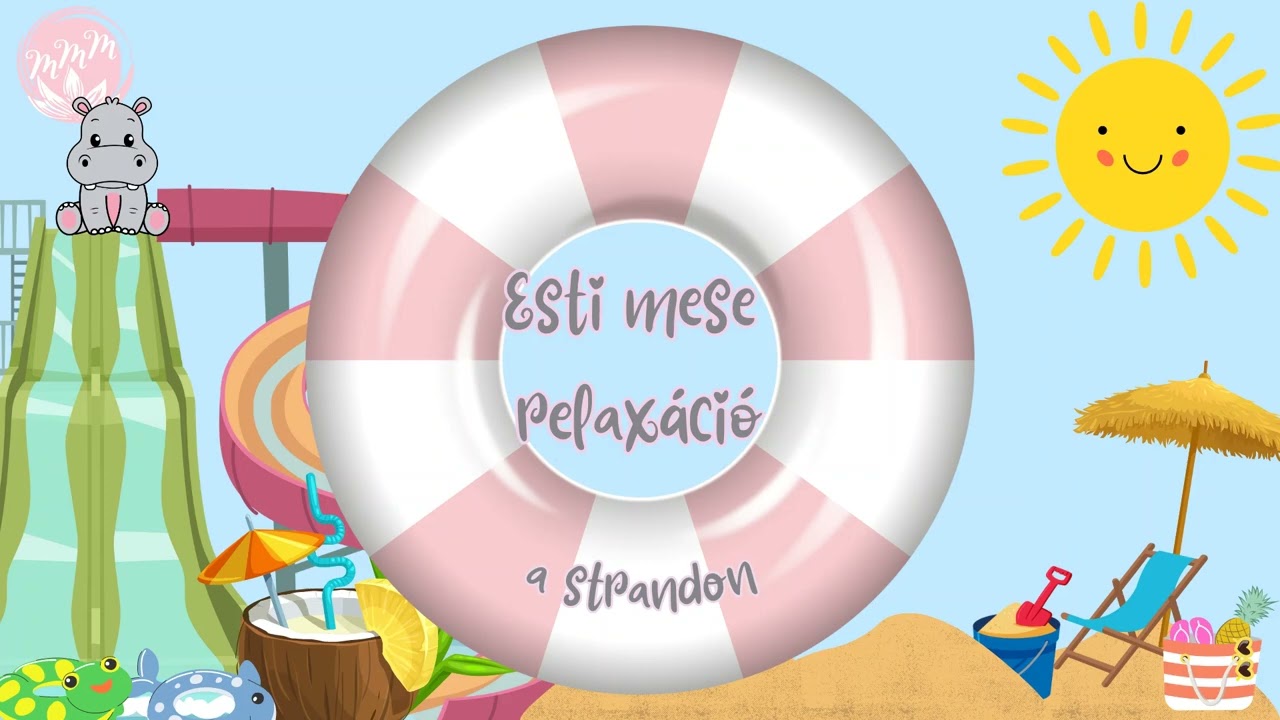 Esti mese relaxáció 🦛  a strandon