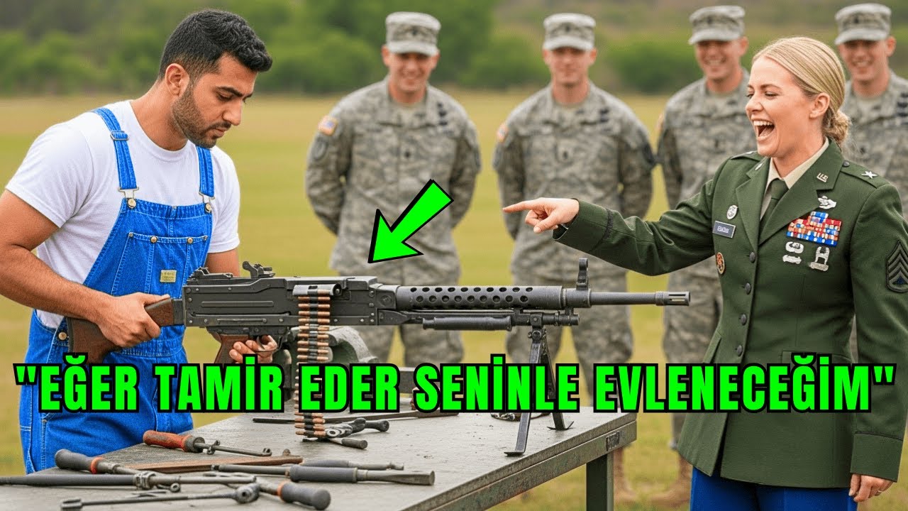 “BU SİLAHI TAMİR EDERSEN SENİNLE EVLENECEĞİM” DEDİ AMERİKALI ALBAY, TÜRK GÖREVLİYLE ALAY EDEREK