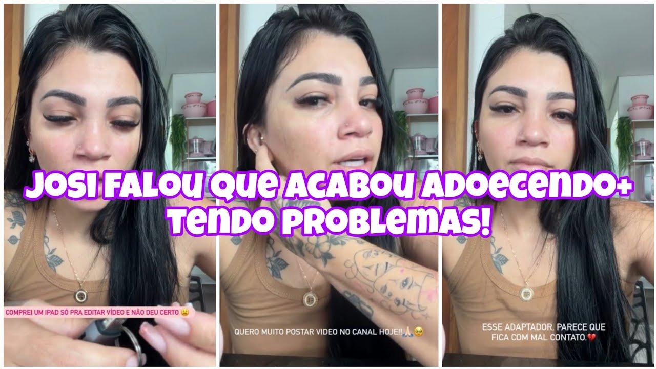 Josiane Vidal+ Acabou adoecendo e falou que está tendo problemas 🤯
