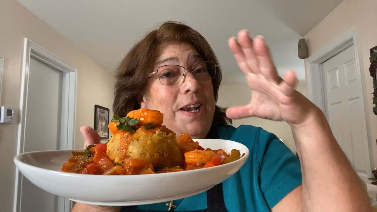 CAMARONES A LA CRIOLLA BORICUA  🇵🇷 ( CON MOFONGO Y ARROZ BLANCO)😉👩‍🍳