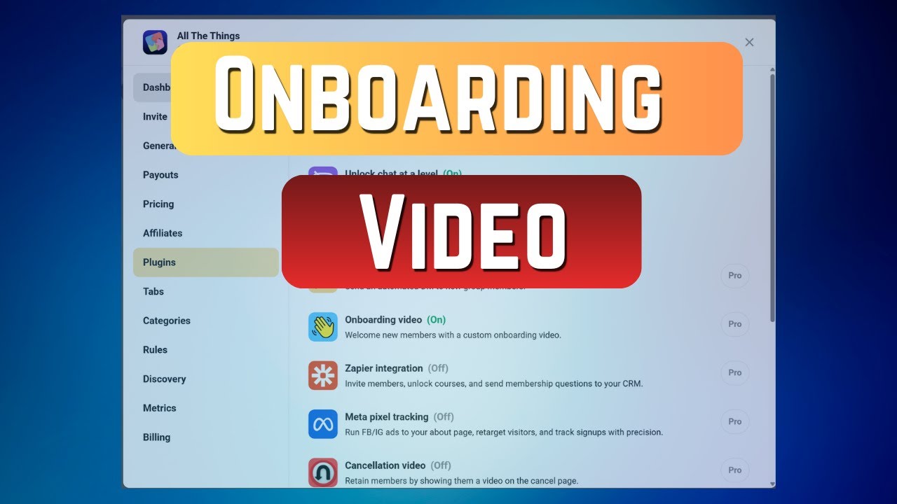 Add YOUR Custom Welcome Video in Skool!