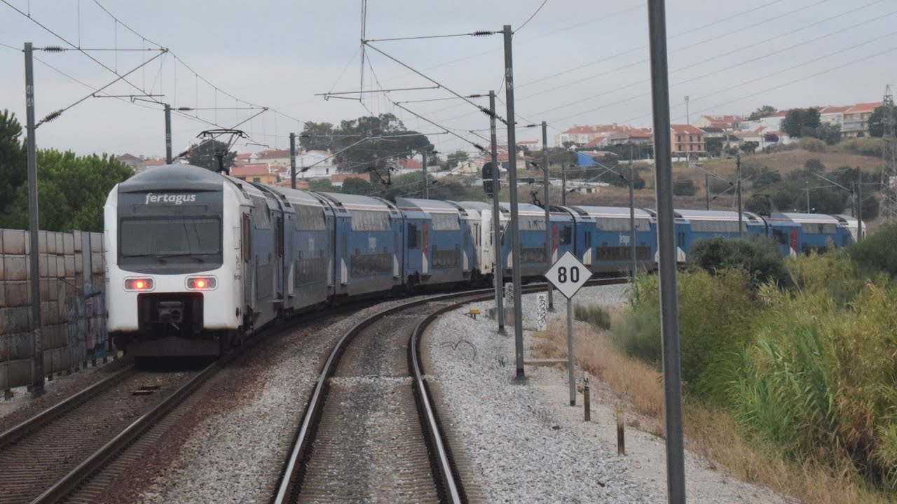 Compilação Comboios da Fertagus em 📍 Pinhal Novo 📍.
