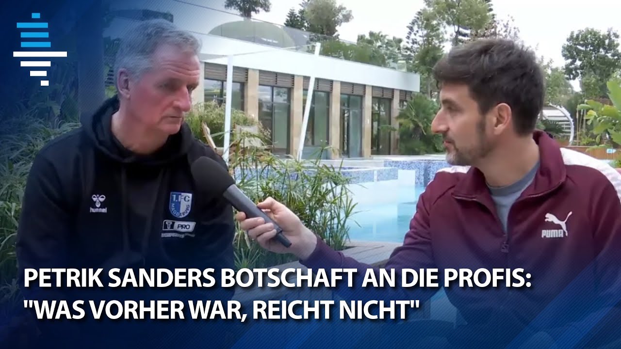 Petrik Sanders Botschaft an die Profis: 